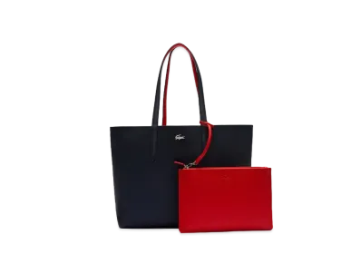 LACOSTE Anna Reversible Tote Bag "Navy"
