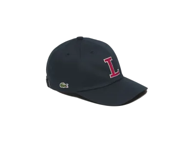 LACOSTE Cotton Twill L Logo Cap "Navy"