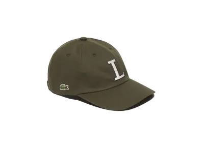 LACOSTE Cotton Twill L Logo Cap "Khaki"