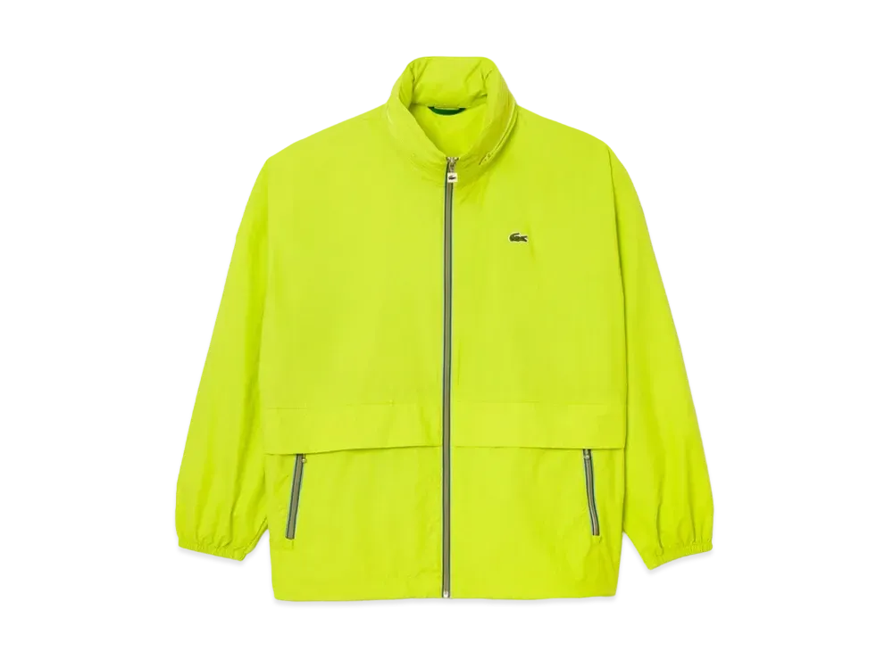LACOSTE Water Repellent Windproof Nylon Jacket "Yellow"