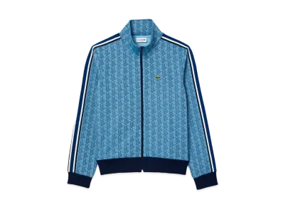 LACOSTE Monogram Jacquard Track Jacket "LightBlue"