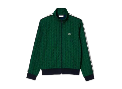 LACOSTE Monogram Jacquard Track Jacket "Green"