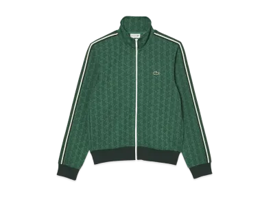 LACOSTE Monogram Jacquard Track Jacket "Green"