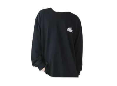 LACOSTE Oversized Back Print Long Sleeve T-Shirt "Black"