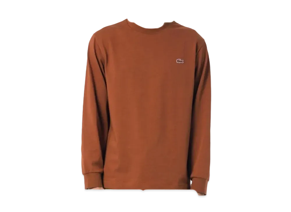 LACOSTE Basic Long Sleeve T-Shirt "Brown"