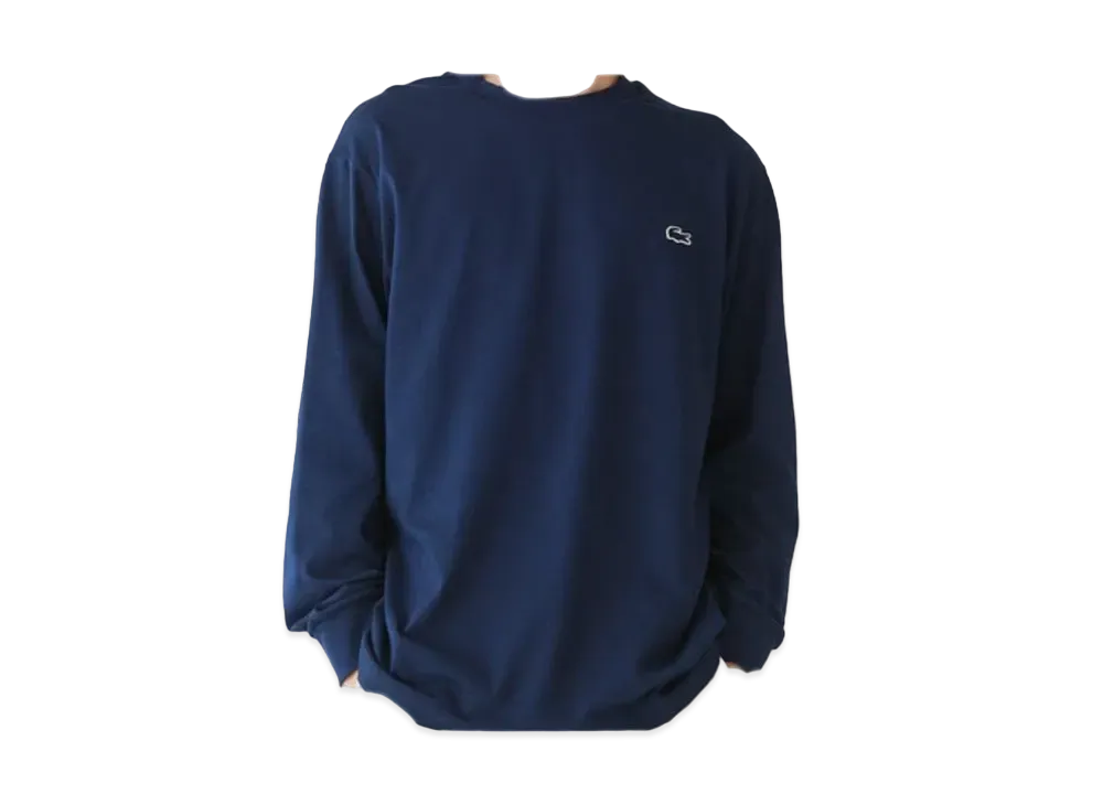 LACOSTE Basic Long Sleeve T-Shirt "Navy"