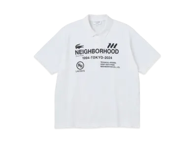 LACOSTE x NEIGHBORHOOD Polo Shirt "White"