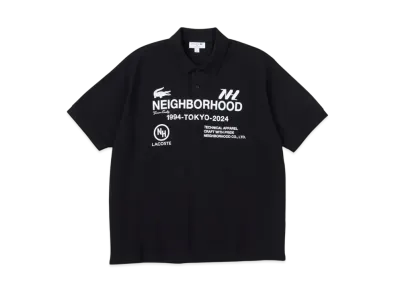 LACOSTE x NEIGHBORHOOD Polo Shirt "Black"