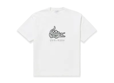 LACOSTE x Godzilla 2.0 Tee "White"