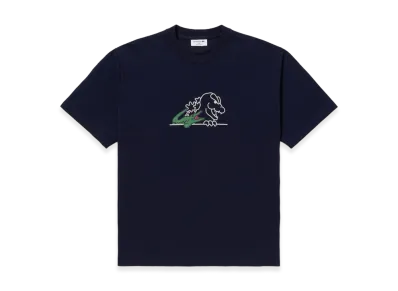 LACOSTE x Godzilla 2.0 Godzilla Head Tee "Navy"