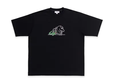 LACOSTE x Godzilla 2.0 Godzilla Head Tee "Black"