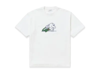 LACOSTE x Godzilla 2.0 Godzilla Head Tee "White"