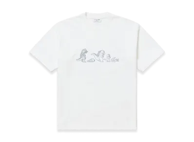 LACOSTE x Godzilla 2.0 Team Godzilla Tee "White"