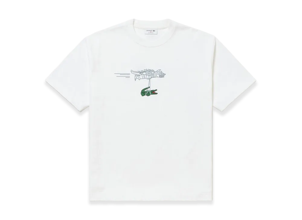 LACOSTE x Godzilla 2.0 Mechagodzilla Tee 