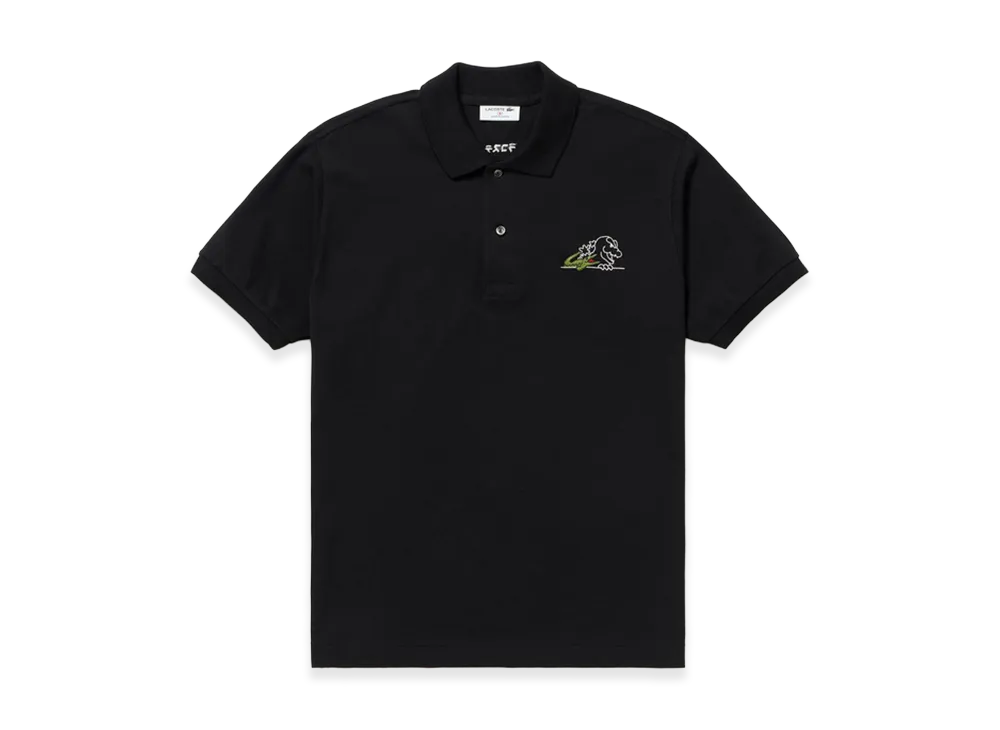 LACOSTE x Godzilla 2.0 Godzilla Head Polo Shirt "Black"