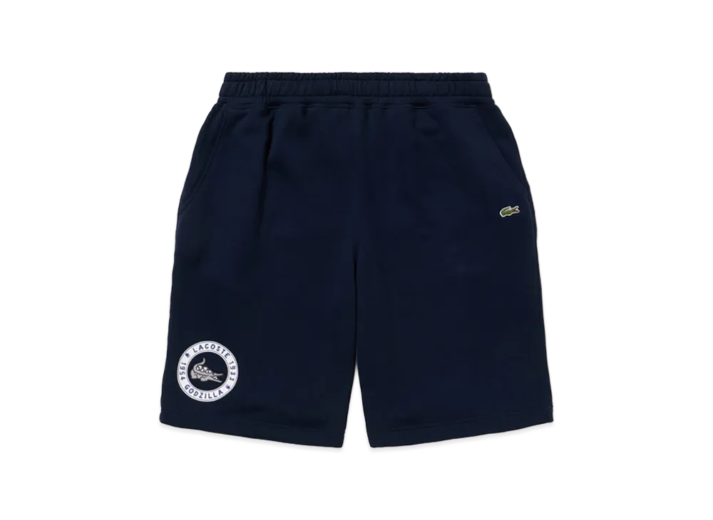 LACOSTE x Godzilla 2.0 Sweat Shorts "Navy"