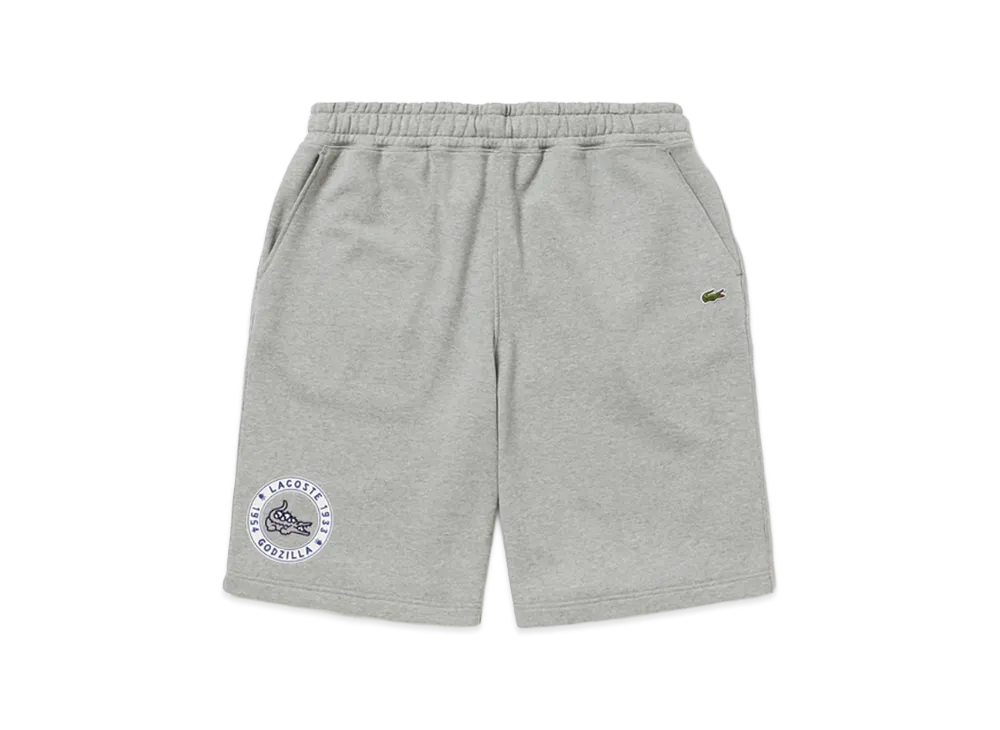 LACOSTE x Godzilla 2.0 Sweat Shorts "Grey"