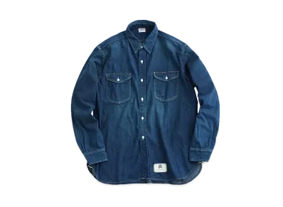 Lee x Scye for UNITED ARROWS Work Shirt "Cobalt"