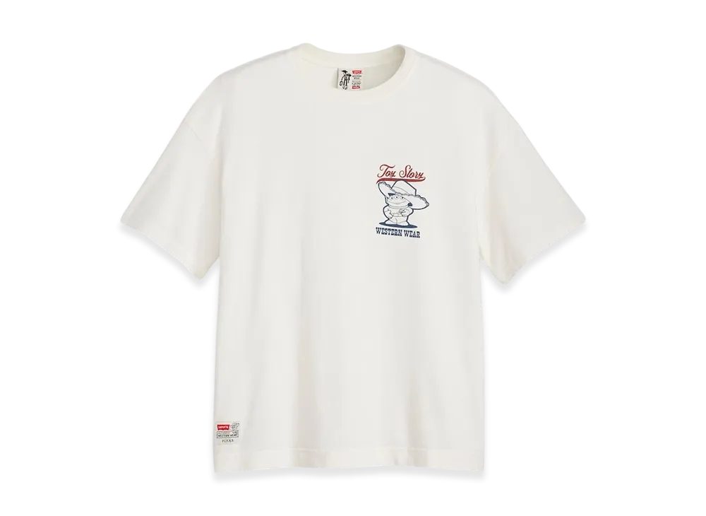 LEVI'S x Toy Story Story Boxy Tee- Alien "White"