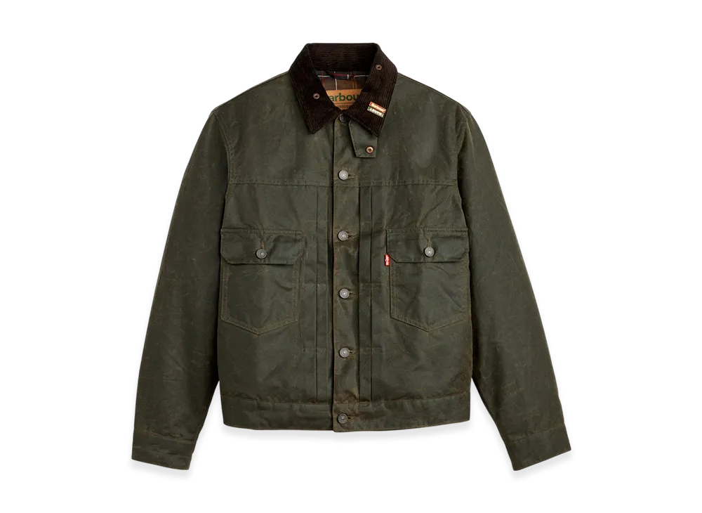 LEVI'S x Barbour Type II Waxed Trucker 