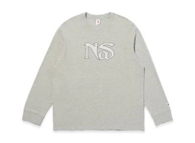 LEVI'S x Nas Logo Long Sleeve T-shirt "Grey"