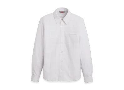 LEVI'S x KIKO KOSTADINOV Men's Andy Pattern Shirt "Light Gray"