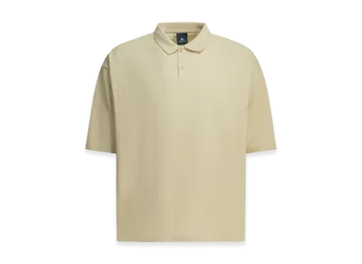 LEVI'S Blue Tab Polo Shirt With Buttons "Beige"