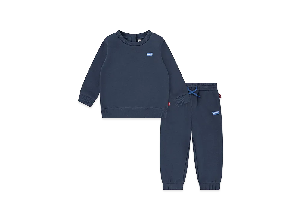 LEVI'S Kids Sweatshirt And Pant Set "Blue"
