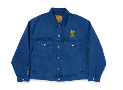 LEVI'S Soccer Collection France Type III Trucker Jacket "Blue"