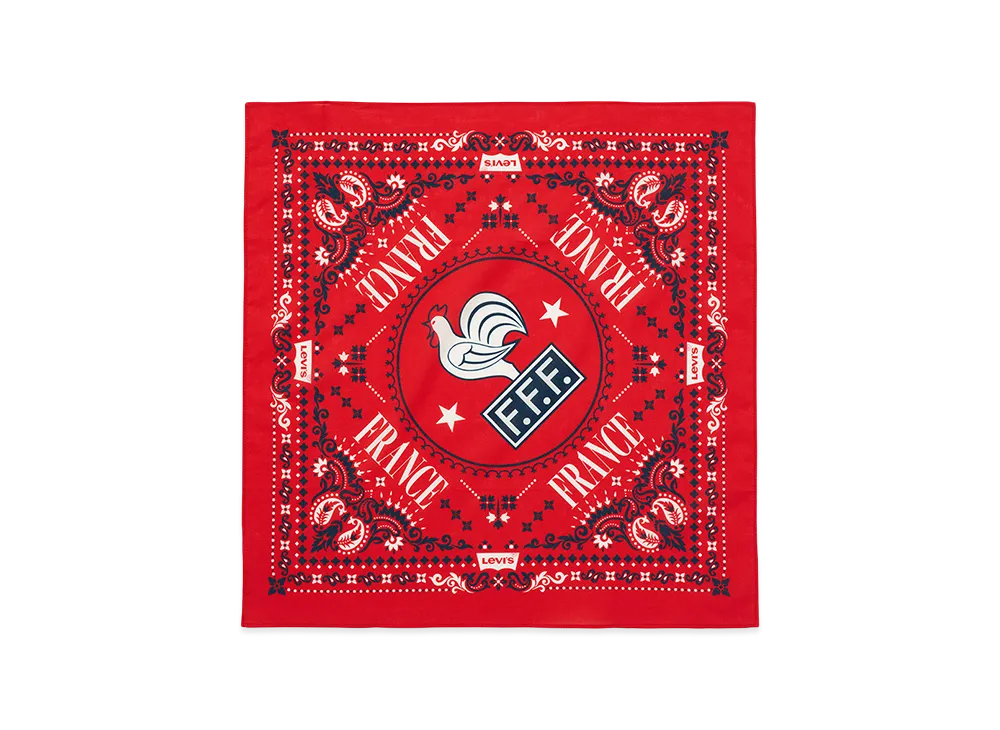 LEVI'S Soccer Collection France Bandana "Red"