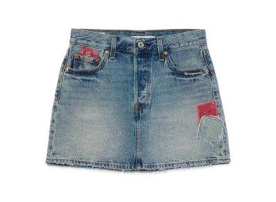 LEVI'S 501 Day Special Collection Icon Denim Skirt "Medium Indigo"
