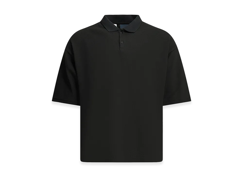 LEVI'S Tab Polo Shirt with Buttons "Black"
