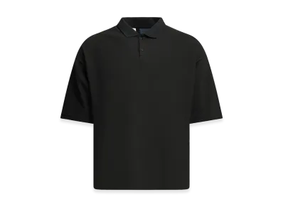 LEVI'S Tab Polo Shirt with Buttons "Black"