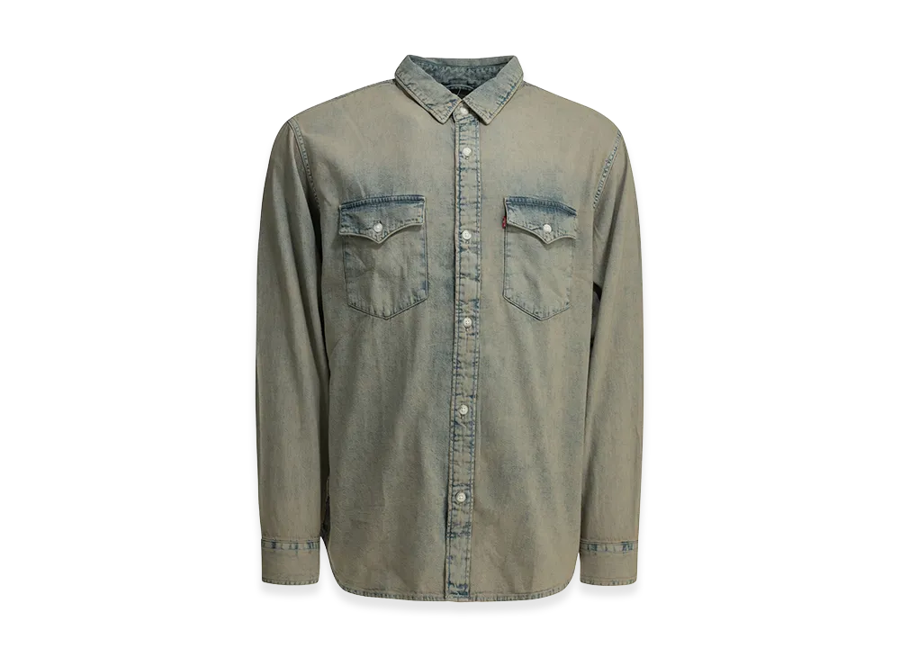 LEVI'S Western Casual Shirt "Light Blue"
