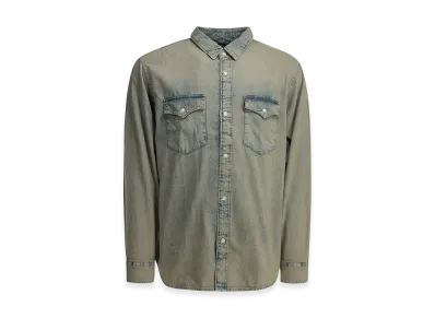 LEVI'S Western Casual Shirt "Light Blue"