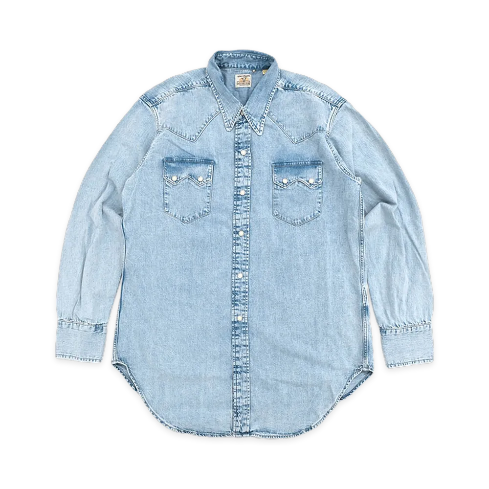 Levi’s Shorthorn Sawtooth L/S Shirt Standly "Light Indigo"