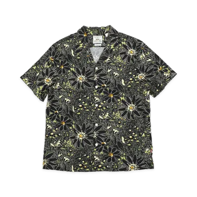 Sunset Camp Standard Fit S/S Shirt Hatch Floral "Black"