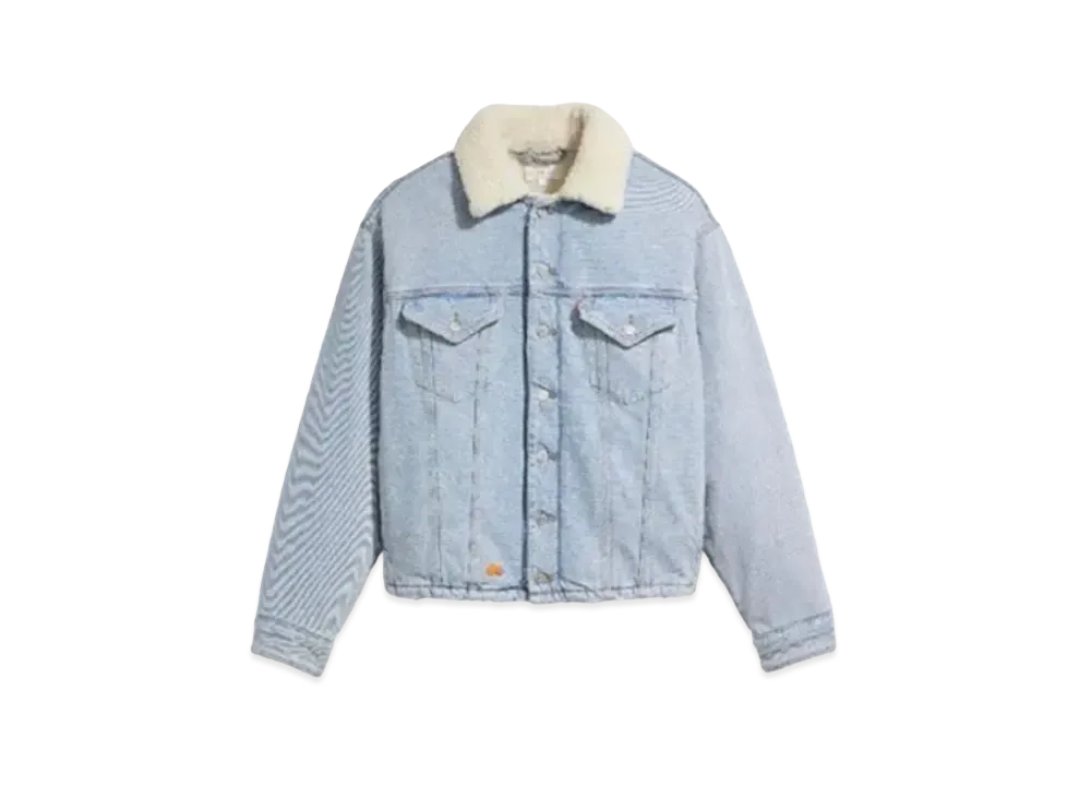 LEVI'S x ERL Sherpa Trucker "Light Wash"