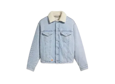 LEVI'S x ERL Sherpa Trucker "Light Wash"