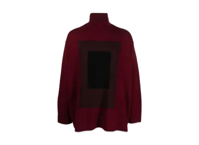 LEVI'S Made & Crafted Graphic Turtleneck Sweater "Dark Red"
