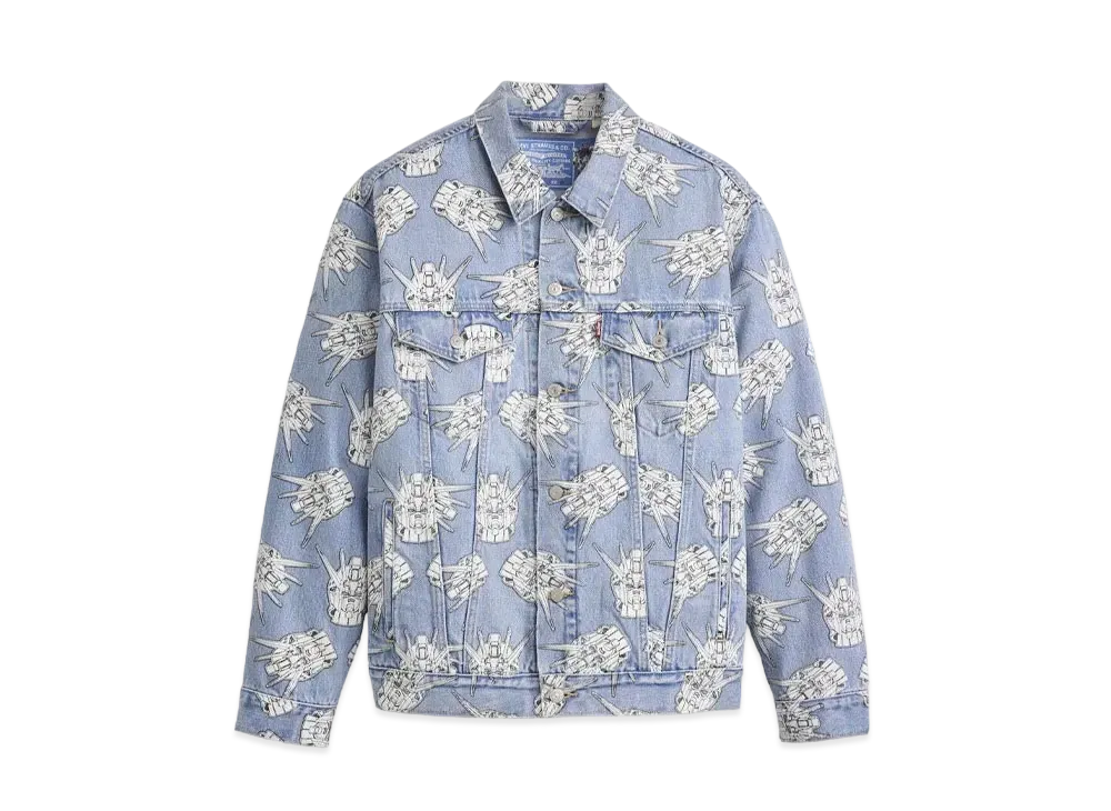 LEVI'S x Mobile Suit Gundam SEED Relaxed Trucker "Blue"
