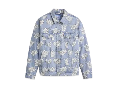 LEVI'S x Mobile Suit Gundam SEED Relaxed Trucker "Blue"