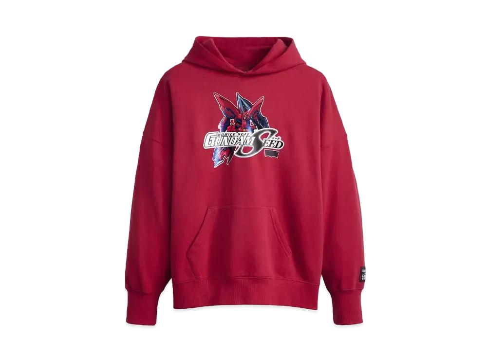 LEVI'S x Mobile Suit Gundam SEED Hoodie "Red"