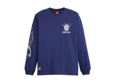 LEVI'S x Mobile Suit Gundam SEED Long Sleeve Tee "Blue"