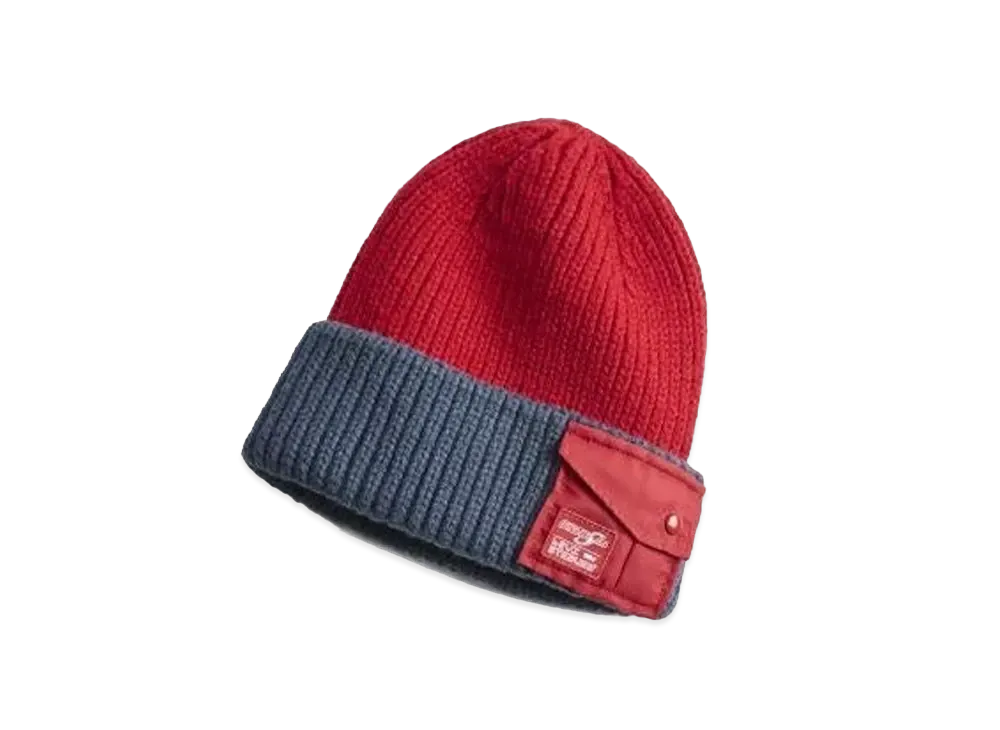 LEVI'S x Mobile Suit Gundam SEED Utility Beanie "Blue/Red"