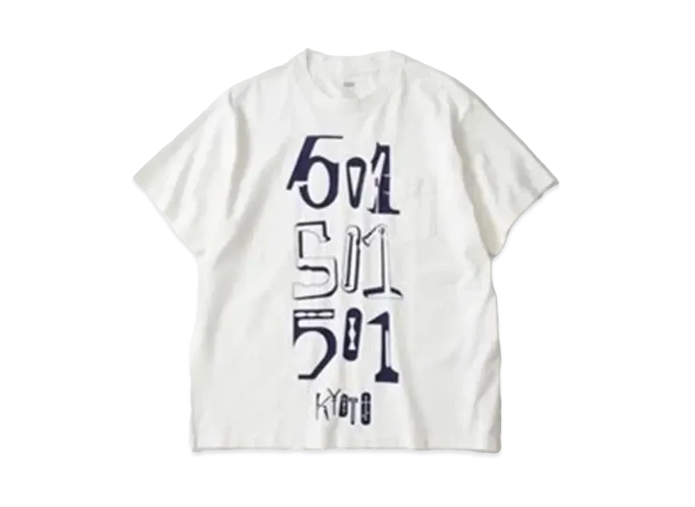 LEVI'S 501 Graphic T-Shirt powered by Akio Hasegawa "White"