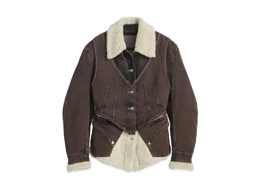 LEVI'S x Kiko Kostadinov Panelled Denim Jacket "Brown"