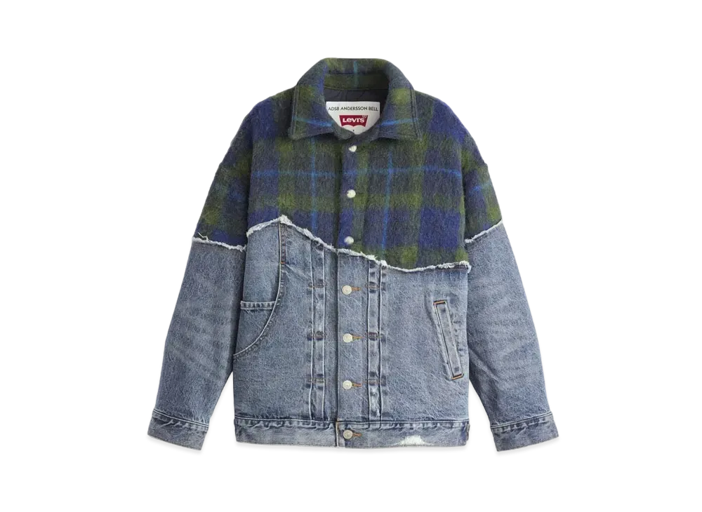 LEVI'S x ADSB ANDERSSON BELL Spliced Trucker "Indigo/Green"