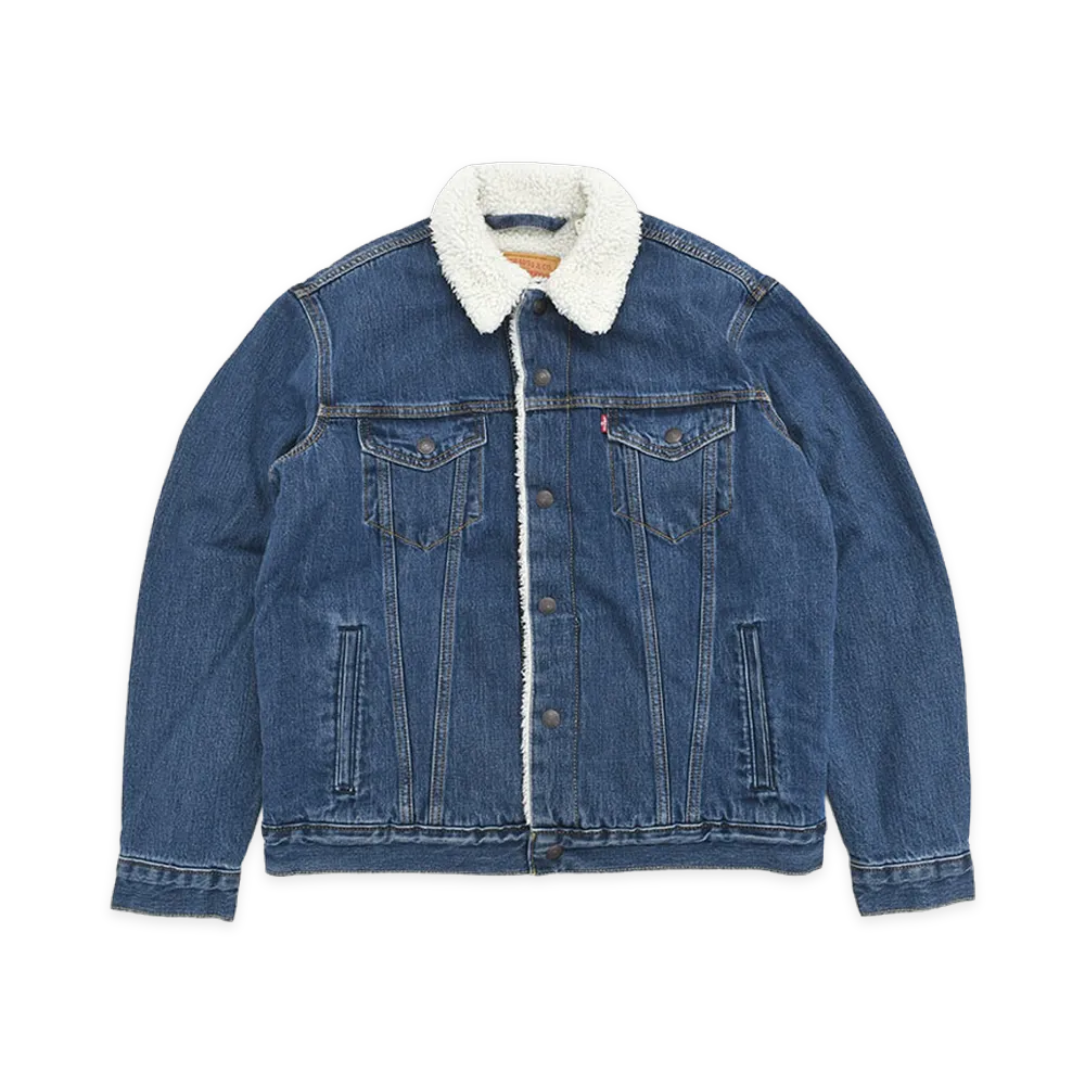 Levi’s Type 3 Sherpa Trucker JKT Dark Stonewash "Indigo"