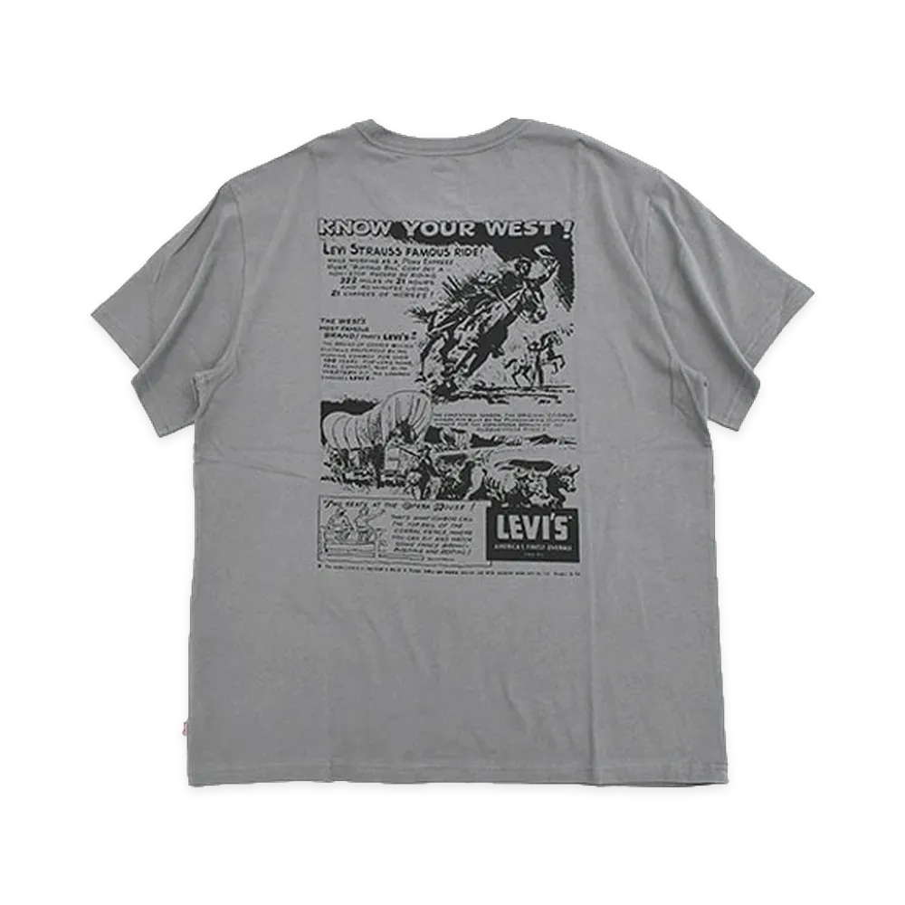 Levi’s Know Your West Relaxed Fit S/S Tee "Charcoal"